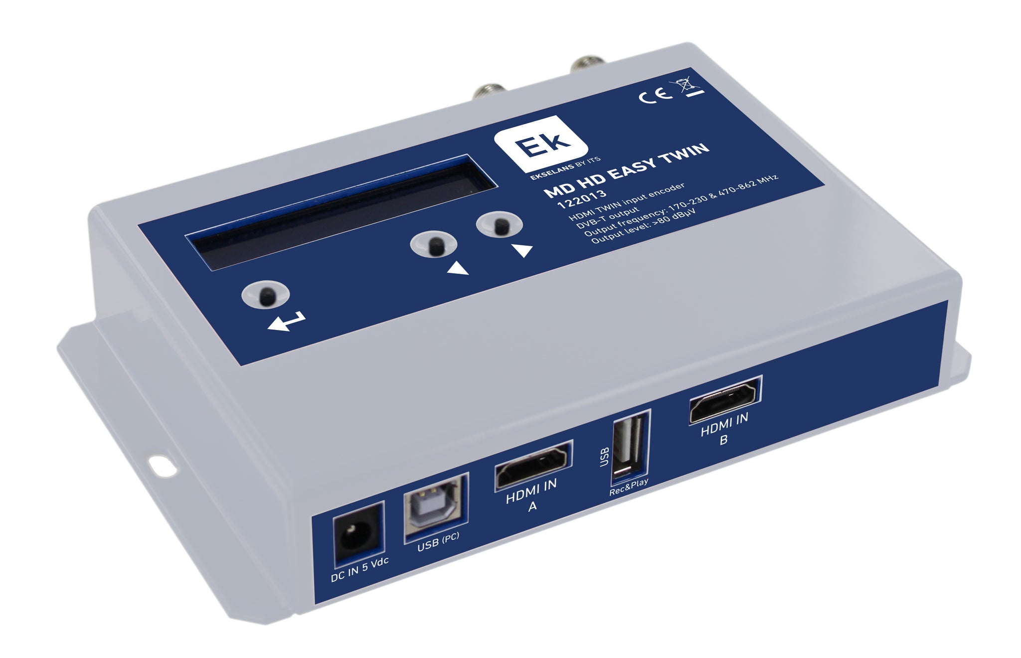 Modulador doble DVB T2