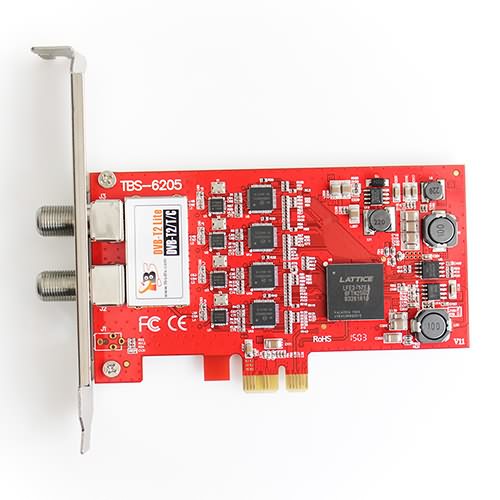 TBS6205 DVB-T2/T/C Quad TV Tuner PCIe Card – PCI Express