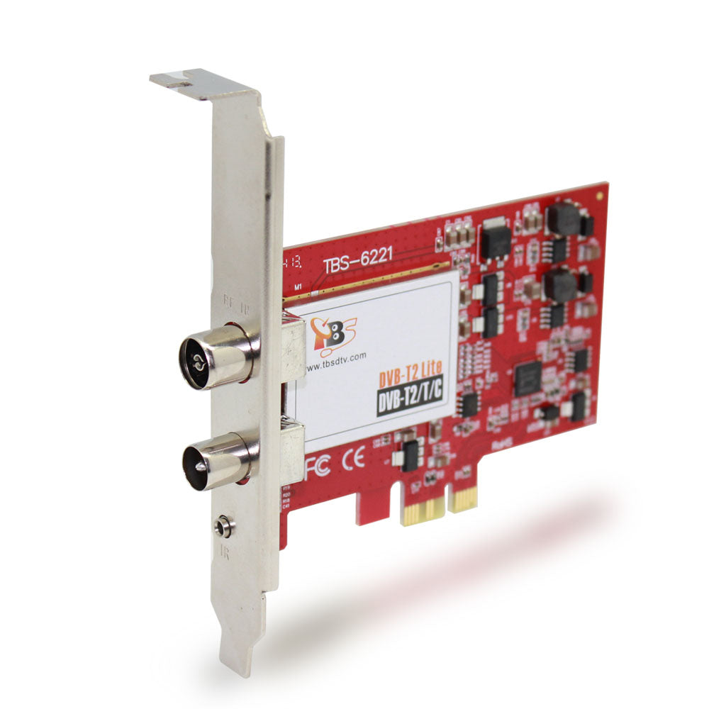 TBS6221 DVB-T2/T/C sintonizador de TV tarjeta PCIe – PCI Express