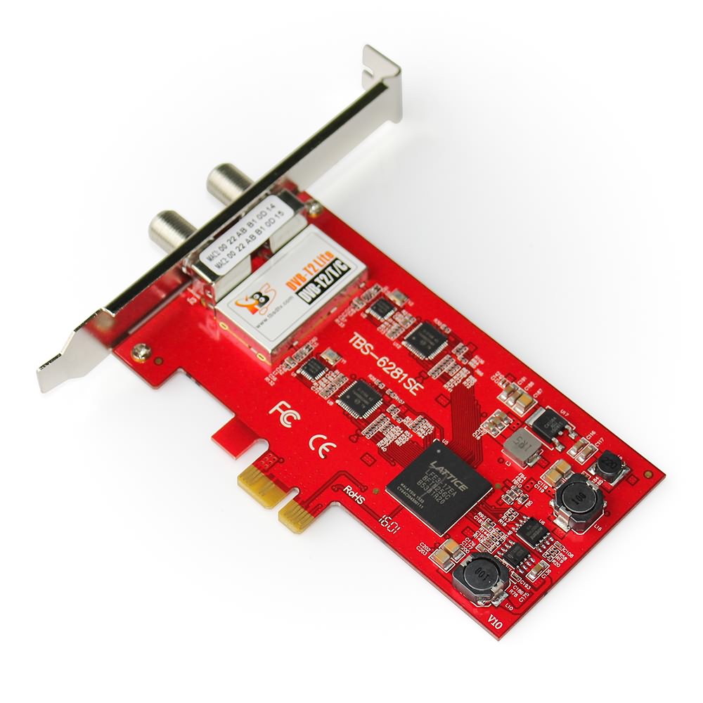 TBS6281SE DVB-T2/T/C sintonizador de TV tarjeta PCIe – PCI Express