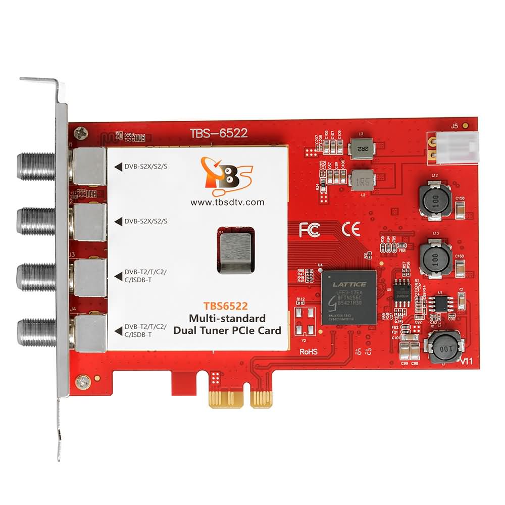 TBS6522 multi-estándar dual Tuner PCI-e Card