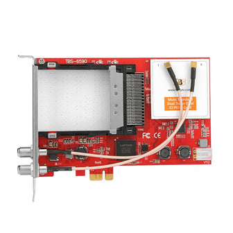 TBS6590 multi estándar doble sintonizador PCI-e tarjeta de doble CI