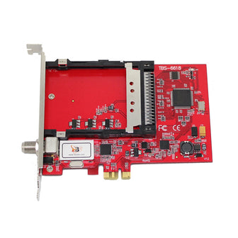 TBS6618 DVB-C TV Tuner CI tarjeta PCIe-tarjetas de PC para cable PayTV