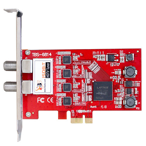 TBS6814 ISDB-T Quad Tuner tarjeta PCIe