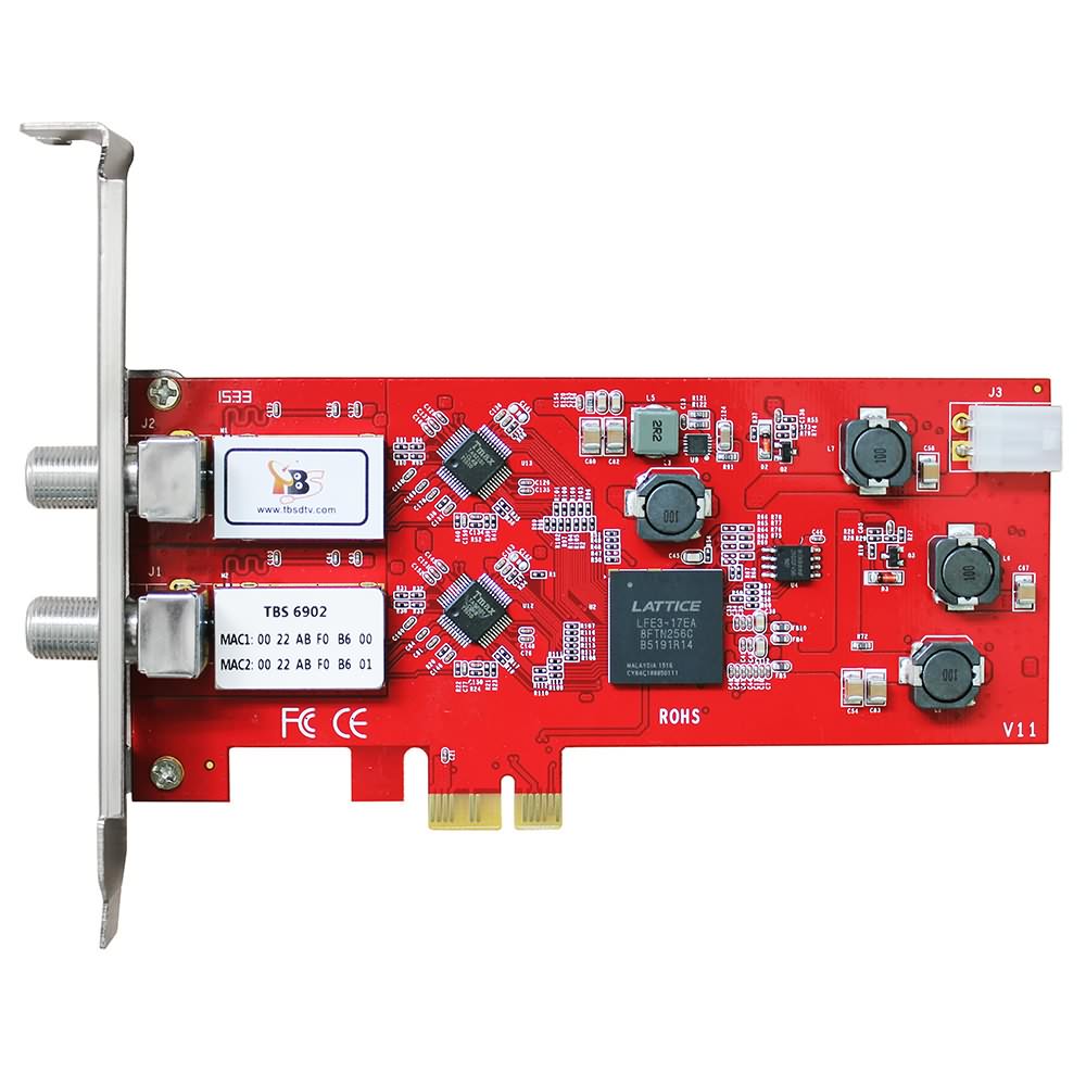 TBS6902 DVB-S2 dual Tuner tarjeta PCIe