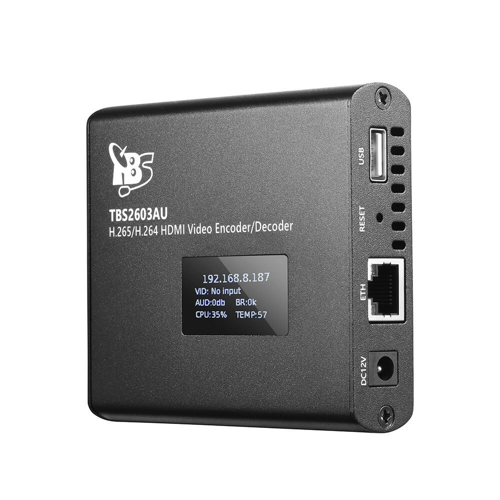 4K HDMI Encoder, TBS2604 UHD H.264/H.265 Video Encoder Support RTSP 4K HDMI Encoder, TBS2604 UHD H.264/H.265 Video Encoder Support RTSP