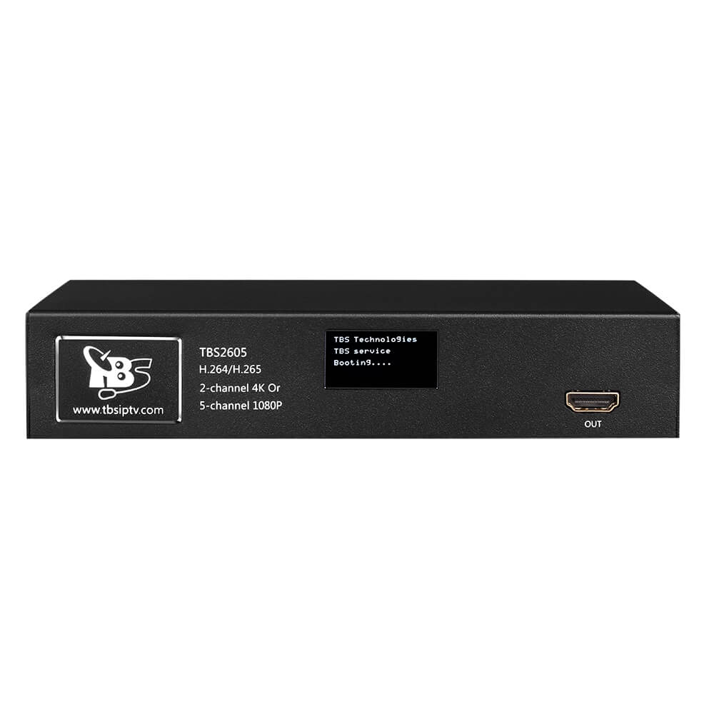 TBS2605 NDI® supported 2 channels 4K/5 Channels 1080P 60hz HDMI Video Encoder