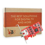 TBS6205 DVB-T2/T/C Quad TV Tuner PCIe Card