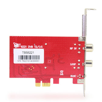 TBS6221 DVB-T2/T/C TV Tuner PCIe Card