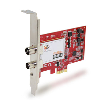 TBS6221 DVB-T2/T/C TV Tuner PCIe Card