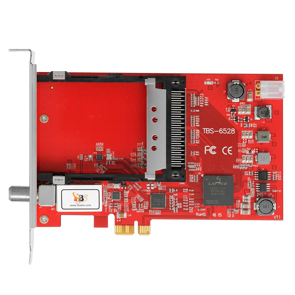 TBS6528 Multi Standard Tv Tuner CI PCI e Card PCI Express