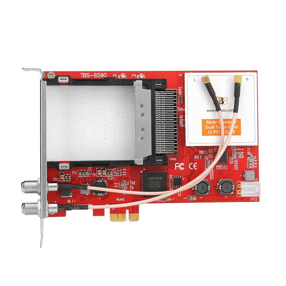 TBS6590 Multi Standard Dual Tuner Dual CI PCI e Card PCI Express