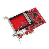 TBS6618 DVB-C TV Tuner CI PCIe Card- PC Cards for Cable PayTV