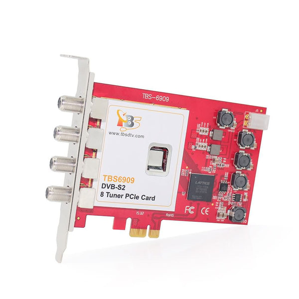 TBS6909 Professional DVB-S2 8 Tuner PCIe Card – PCI Express