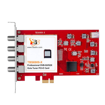 TBS6909-X V2 DVB-S2/S2X Octa Tuner PCIe Card