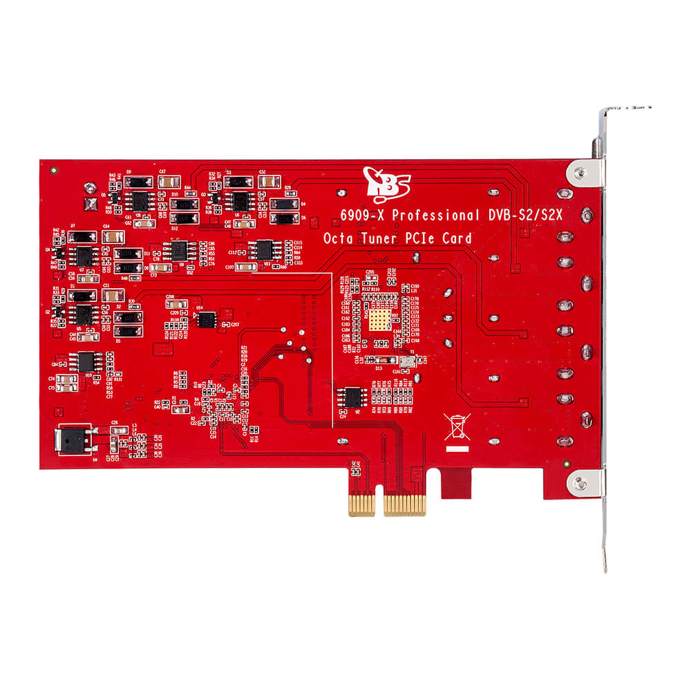 TBS6909-X V2 DVB-S2/S2X Octa Tuner PCIe Card – PCI Express