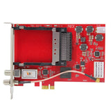 TBS6910 DVB-S2 Dual Tuner Dual CI PCIe Card